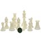 WE Games Weighted Plastic Staunton Chess Pieces, 3.75 in King